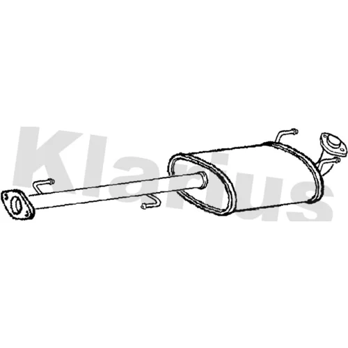 Stredný tlmič výfuku KLARIUS 250648
