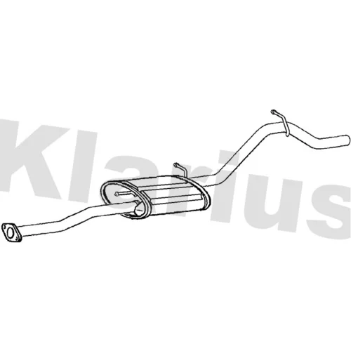 Koncový tlmič výfuku KLARIUS 250652