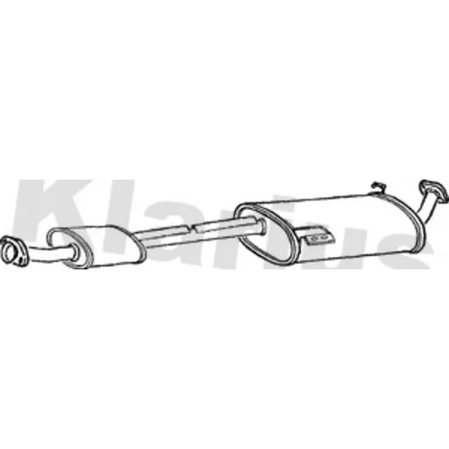 Stredný tlmič výfuku 260699 /KLARIUS/