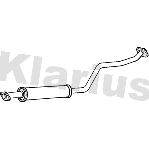 Stredný tlmič výfuku KLARIUS 260934