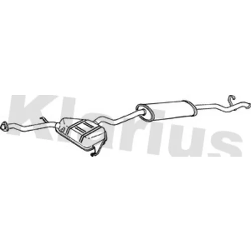 Koncový tlmič výfuku KLARIUS 270491