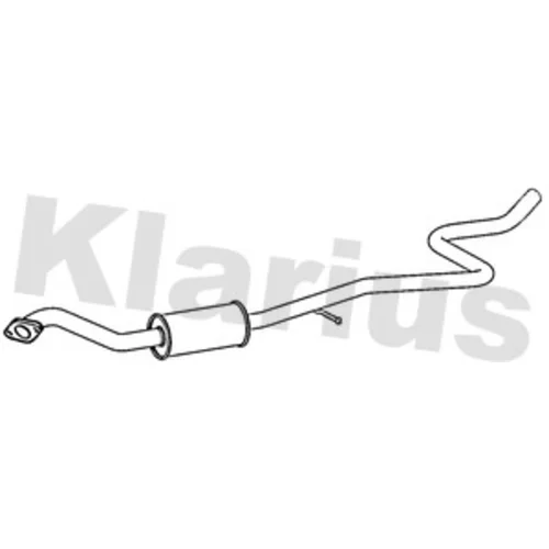 Stredný tlmič výfuku KLARIUS 270890