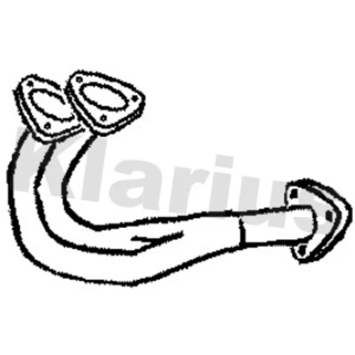 Výfukové potrubie KLARIUS 301666