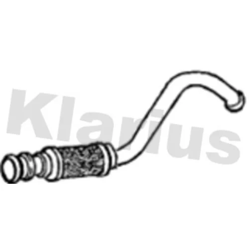 Výfukové potrubie KLARIUS 143062