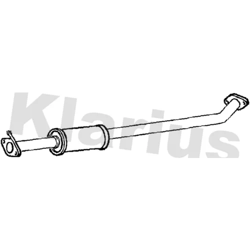 Stredný tlmič výfuku KLARIUS 150435