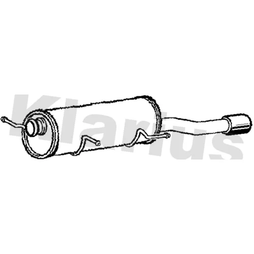 Koncový tlmič výfuku KLARIUS 210889