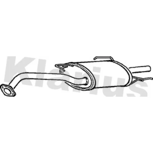 Koncový tlmič výfuku KLARIUS 220044