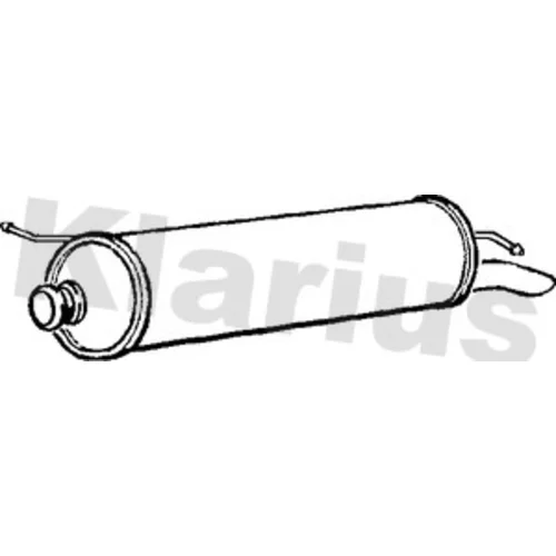 Koncový tlmič výfuku KLARIUS 220791