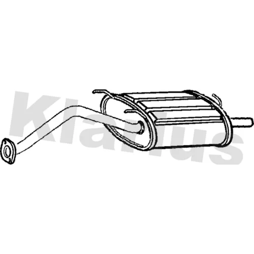 Koncový tlmič výfuku KLARIUS 230540