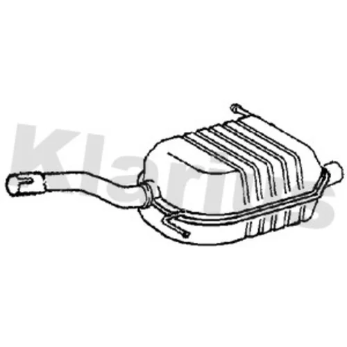 Koncový tlmič výfuku 231446 /KLARIUS/