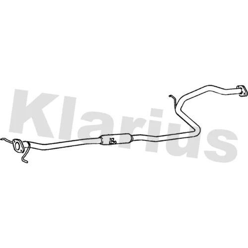 Stredný tlmič výfuku KLARIUS 260218