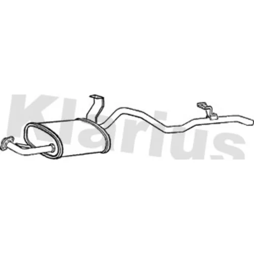 Koncový tlmič výfuku KLARIUS 260430