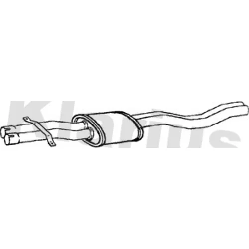 Stredný tlmič výfuku KLARIUS 261007