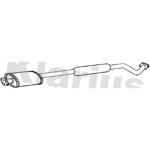 Stredný tlmič výfuku KLARIUS 261058
