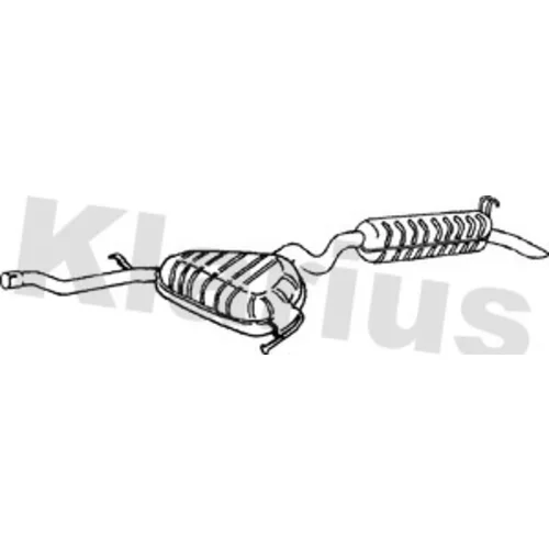 Koncový tlmič výfuku KLARIUS 270359