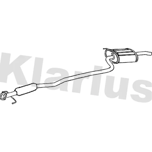 Koncový tlmič výfuku KLARIUS 270455