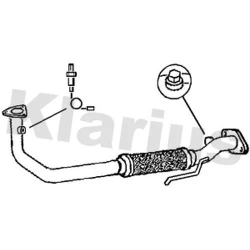 Výfukové potrubie 301138 /KLARIUS/