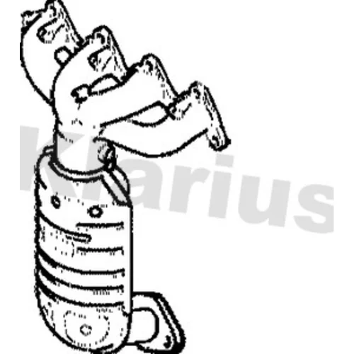 Filter sadzí/pevných častíc výfukového systému KLARIUS 324018