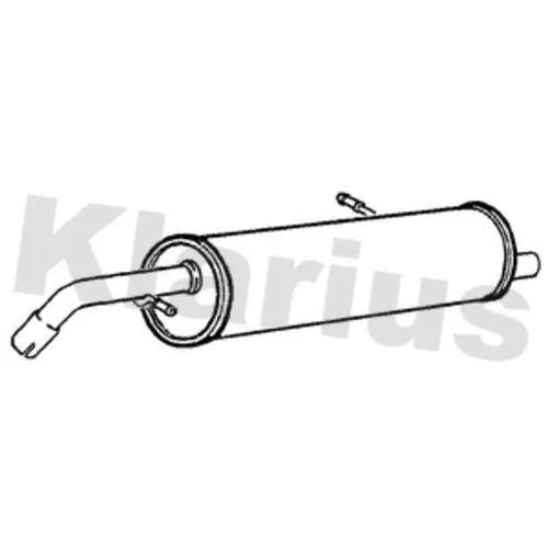 Koncový tlmič výfuku KLARIUS 220742