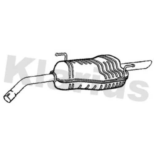 Koncový tlmič výfuku KLARIUS 220851