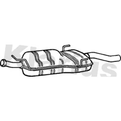 Koncový tlmič výfuku 230490 /KLARIUS/