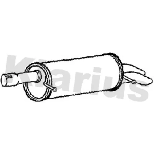 Koncový tlmič výfuku KLARIUS 230667