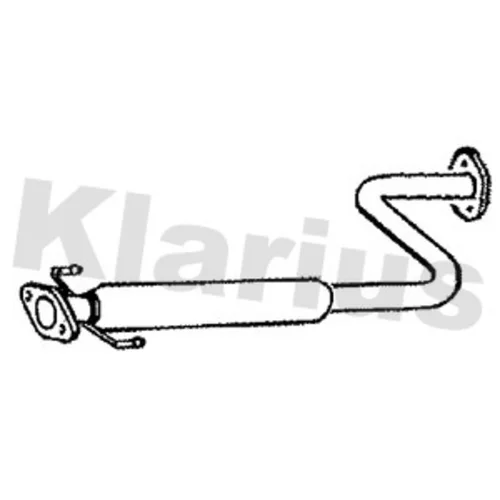 Stredný tlmič výfuku KLARIUS 230814