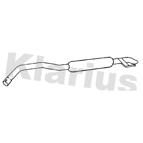 Koncový tlmič výfuku KLARIUS 231516