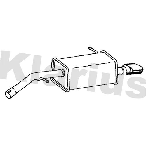 Koncový tlmič výfuku KLARIUS 231536
