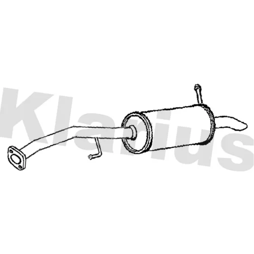 Koncový tlmič výfuku KLARIUS 231542