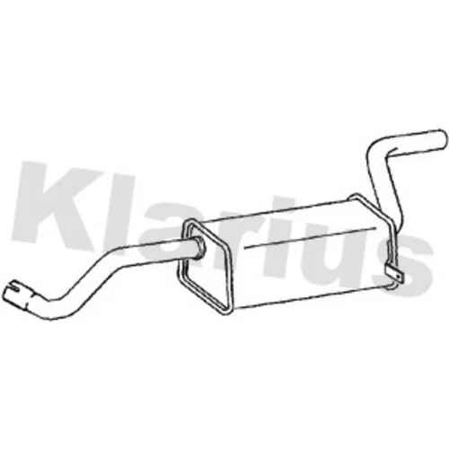 Koncový tlmič výfuku KLARIUS 240760