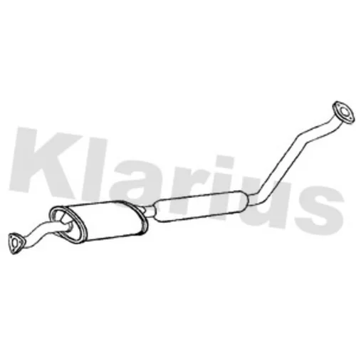 Stredný tlmič výfuku KLARIUS 260630