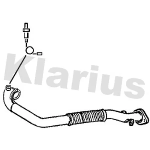 Výfukové potrubie KLARIUS 301071