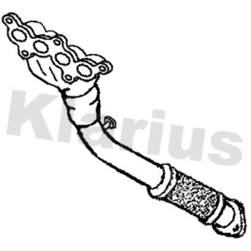Výfukové potrubie KLARIUS 301863