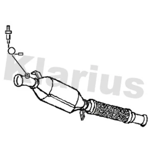 Filter sadzí/pevných častíc výfukového systému KLARIUS 390534