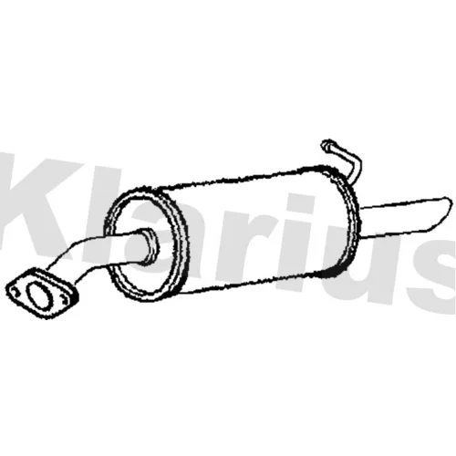 Koncový tlmič výfuku KLARIUS 211007