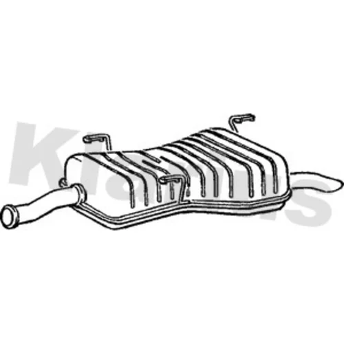 Koncový tlmič výfuku KLARIUS 220365