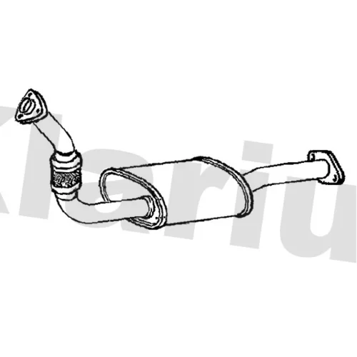 Predný tlmič výfuku KLARIUS 220684