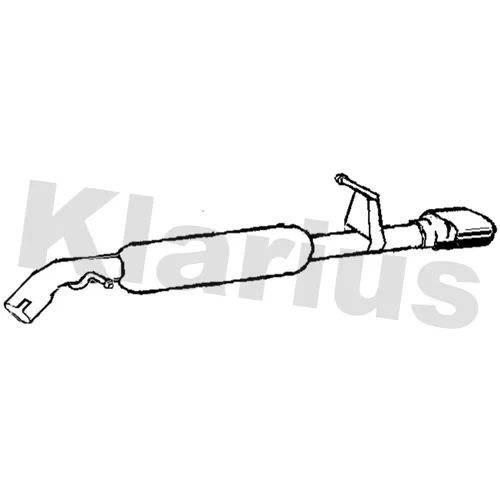 Koncový tlmič výfuku KLARIUS 223081