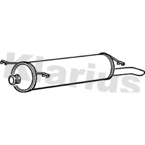 Koncový tlmič výfuku KLARIUS 230459