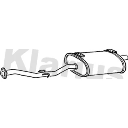Stredný tlmič výfuku KLARIUS 240126