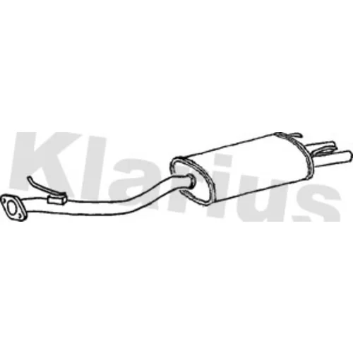 Koncový tlmič výfuku KLARIUS 240143