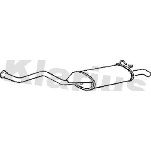 Koncový tlmič výfuku KLARIUS 240209