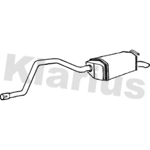 Koncový tlmič výfuku KLARIUS 240709