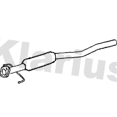Stredný tlmič výfuku KLARIUS 241001