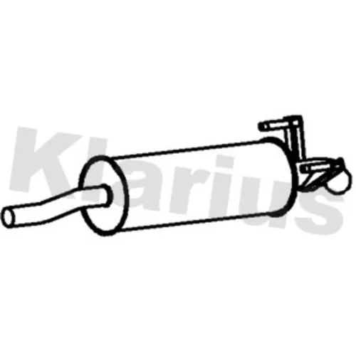 Koncový tlmič výfuku KLARIUS 241034