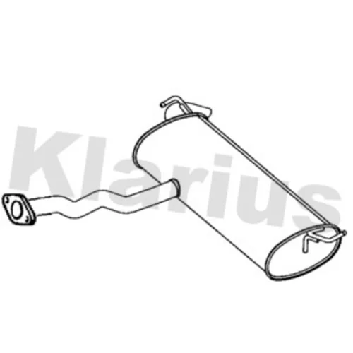 Koncový tlmič výfuku 241173 /KLARIUS/