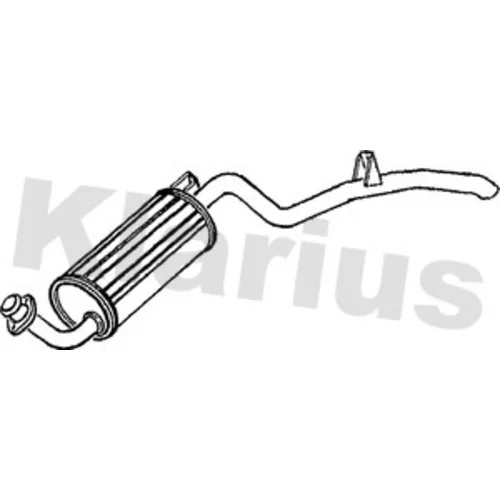 Koncový tlmič výfuku KLARIUS 250050