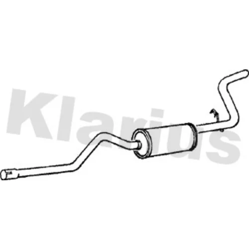 Koncový tlmič výfuku KLARIUS 250098