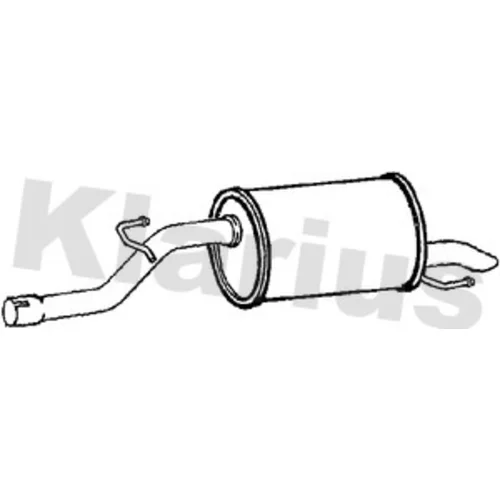 Koncový tlmič výfuku KLARIUS 270725